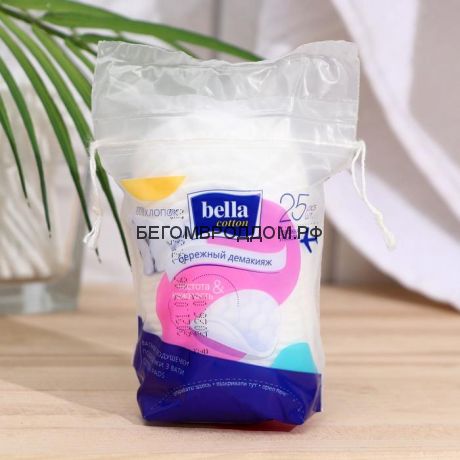 Ватные диски bella cotton, 25 шт