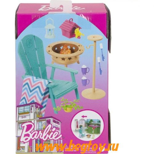 Barbie HJV33 садовая мебель
