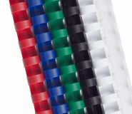 Пружины для переплета пластиковые ProfiOffice 14 мм белые (100 штук в упаковке) (арт. 60941)