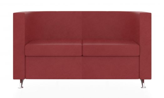 Двухместный диван Эрго (Цвет обивки красный)