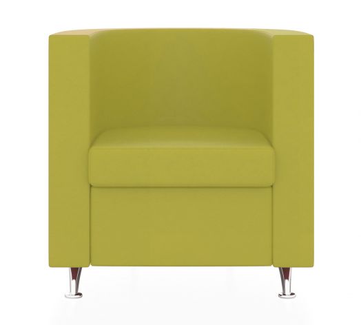 Кресло Эрго (Цвет обивки жёлтый/оливково-жёлтый)