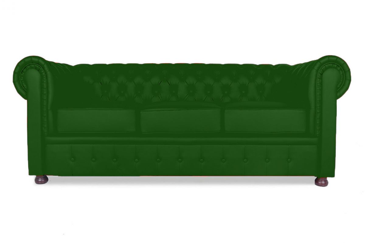 Трёхместный диван Честертон (Цвет обивки зелёный)