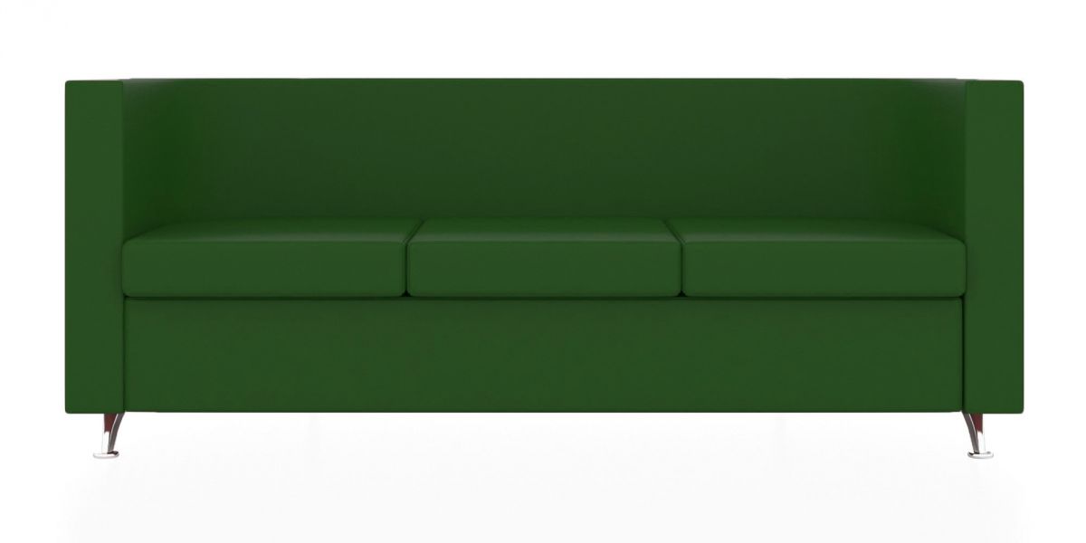 Трёхместный диван Эрго (Цвет обивки зелёный)