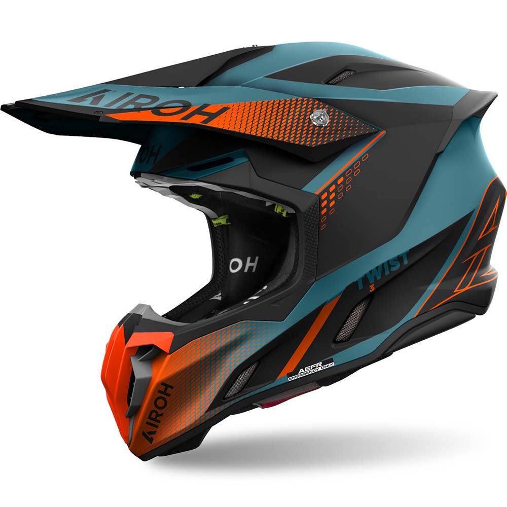 Airoh Twist 3.0 Shard Orange Matt шлем внедорожный