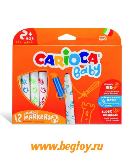 CARIOCA baby  набор 12 маркеров
