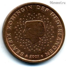 Нидерланды 5 евроцентов 2007