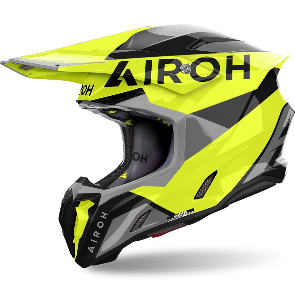 Airoh Twist 3.0 King Yellow Gloss шлем внедорожный