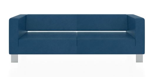 Трёхместный диван Горизонт 2200x900x730 мм (Цвет обивки синий)