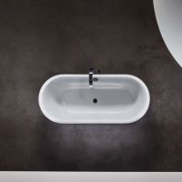 Овальная отдельностоящая ванна Bette BetteLux Oval Silhouette 3467 CFXXS 190х90 схема 7