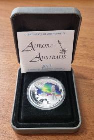 Австралия 1 доллар "Австралийская антарктическая территория. Полярное сияние" 2013 год Proof