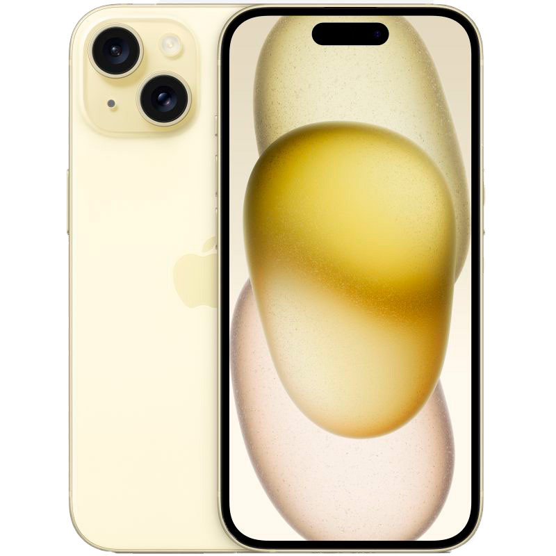 Apple iPhone 15 Plus nano SIM+eSIM 128GB, желтый