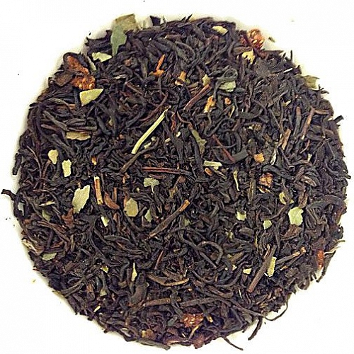 Черный чай "Земляничная поляна" Клубника с кремом , 250