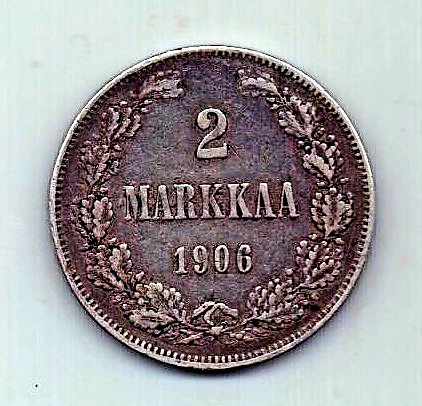 2 марки 1906 Финляндия Россия Редкий год
