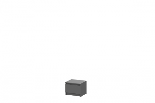 Модульная система "Денвер" Тумба прикроватная Графит серый