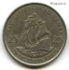 Восточно-Карибские государства 25 центов 1987