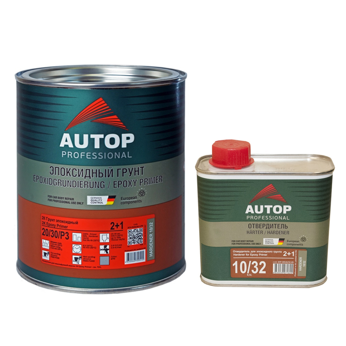 Autop Primer Epoxy 2+1 Грунт эпоксидный серый + отвердитель, объем 1л. + 500мл.