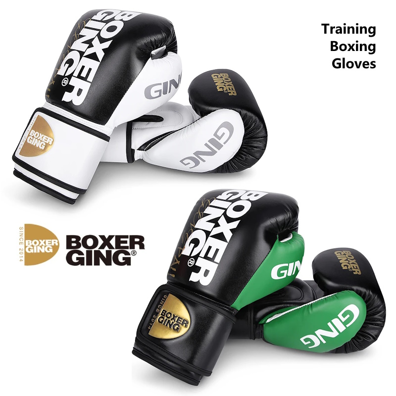 Боксерские перчатки Boxer Ging Z12M - Black