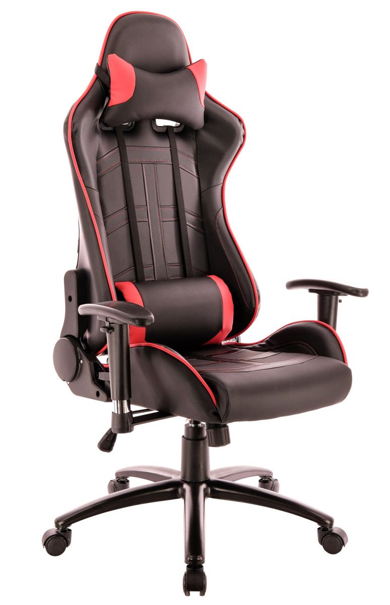 Кресло Lotus S10 Экокожа Красный