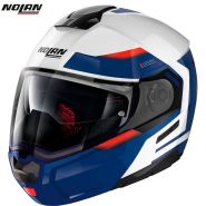 Шлем Nolan N90-3 Reflector N-Com, Бело-сине-красный