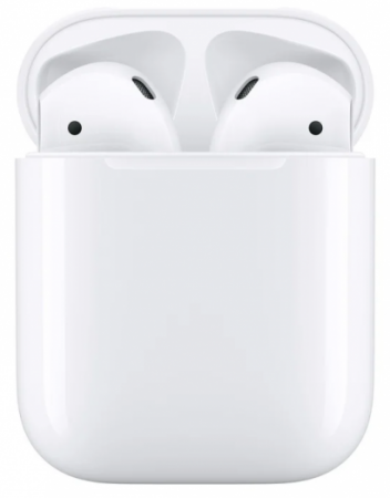 Беспроводные наушники Apple AirPods 2 с зарядным футляром MV7N2, Lightning, белый