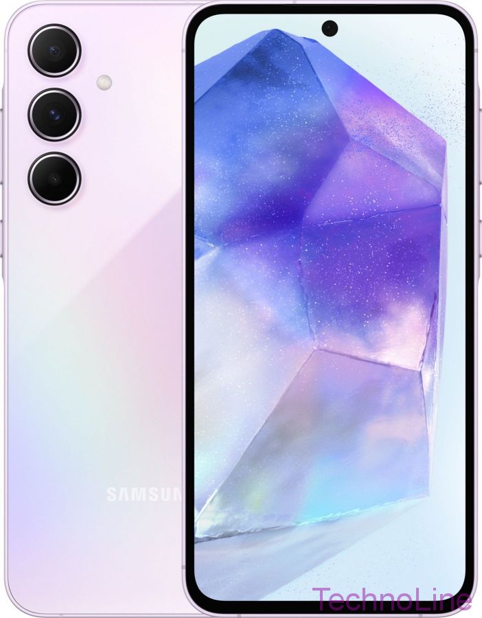 Смартфон Samsung Galaxy A55 5G 8/128 ГБ, Dual: nano SIM + eSIM, lilac EU