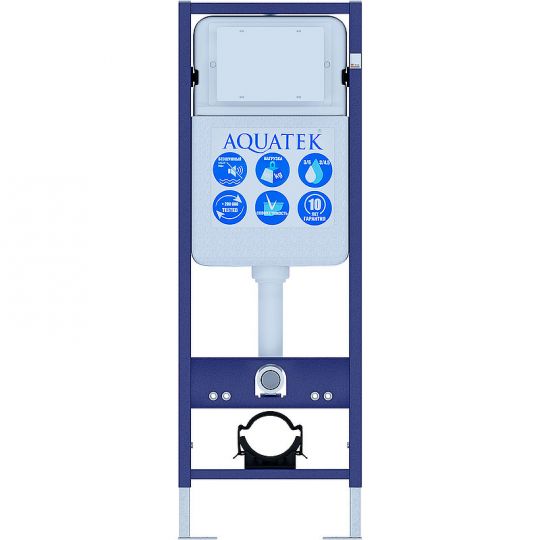 Инсталляция Aquatek Standart 37 INS-0000017 для унитаза без клавиши смыва схема 2