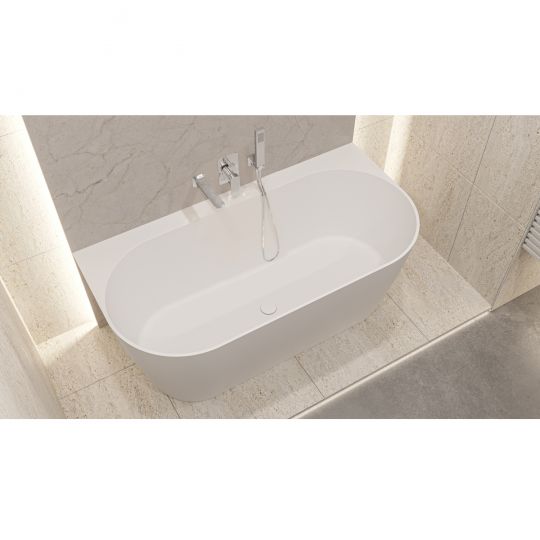 Пристенная ванна WHITECROSS Pearl B 155x78 0215.155078 из камня схема 21