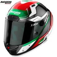 Шлем Nolan X-804 RS Ultra Carbon Maven, Черно-зелено-красный