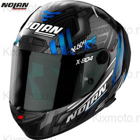 Шлем Nolan X-804 RS Ultra Carbon Spectre, Черно-серо-синий