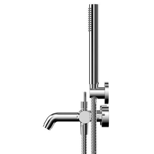 Смеситель для ванны с душевым комплектом WHITECROSS Y Y1231CR хром схема 2
