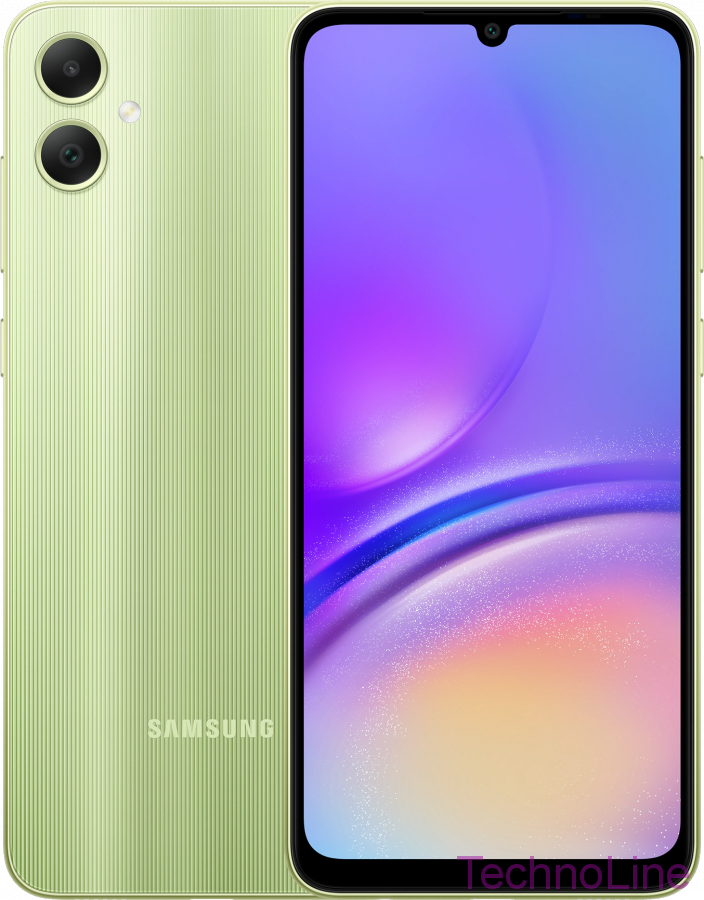 Смартфон Samsung Galaxy A05 4/128 ГБ, Dual nano SIM, светло-зеленый EU