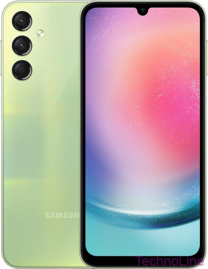 Смартфон Samsung Galaxy A24 4/128 ГБ, Dual nano SIM, зеленый