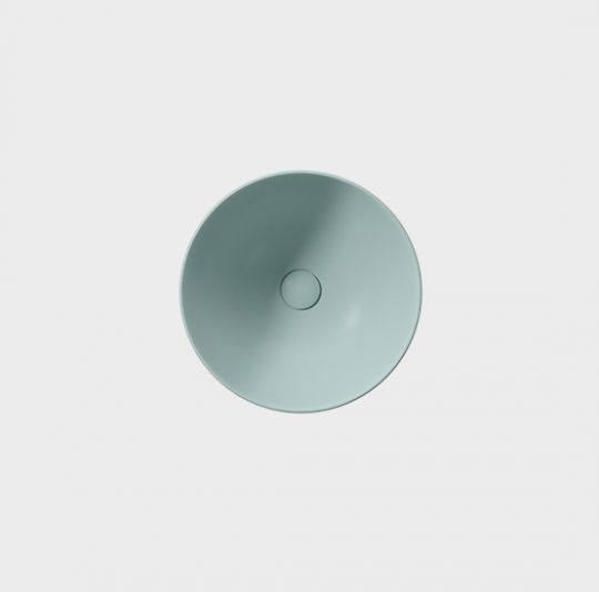 Раковина-чаша накладная круглая GSI PURA 885215 420 мм х 420 мм, цвет Ghiaccio Matte ФОТО