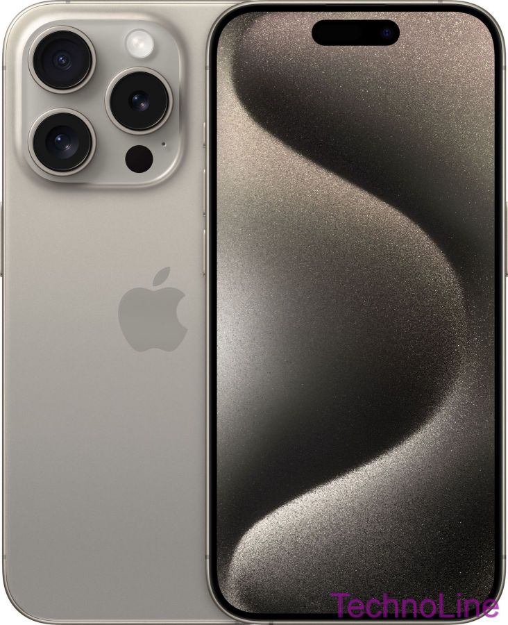 Смартфон Apple iPhone 15 Pro Max 512 ГБ, Dual: nano SIM + eSIM, титан EU