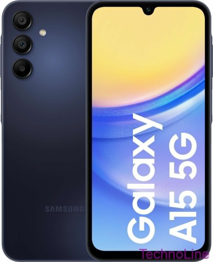 Смартфон Samsung Galaxy A15 5G 4/128 ГБ, Dual nano SIM, темно-синий EU