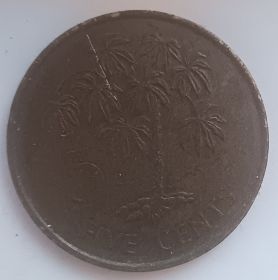 Маниока 5 центов Сейшелы 1982