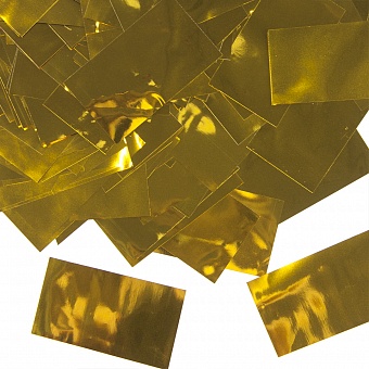 Золотые прямоугольники конфетти ОЧЕНЬ крупное НА ПОЛ