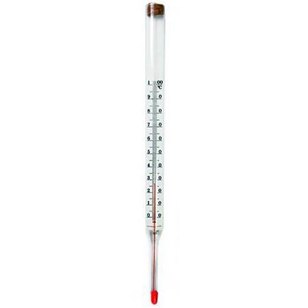 Термометр ТТЖ-П (-35...+50)°С - 160/66 ц.д 1., метилкарбитол.
