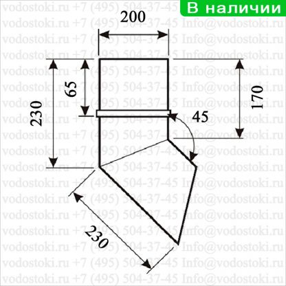 Водосточные трубы 200