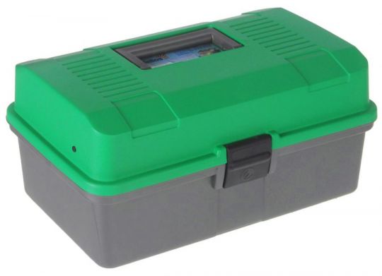 Ящик летний двухполочный HELIOS (ярко-зеленый)