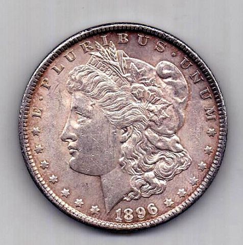 1 доллар 1896 США AUNC