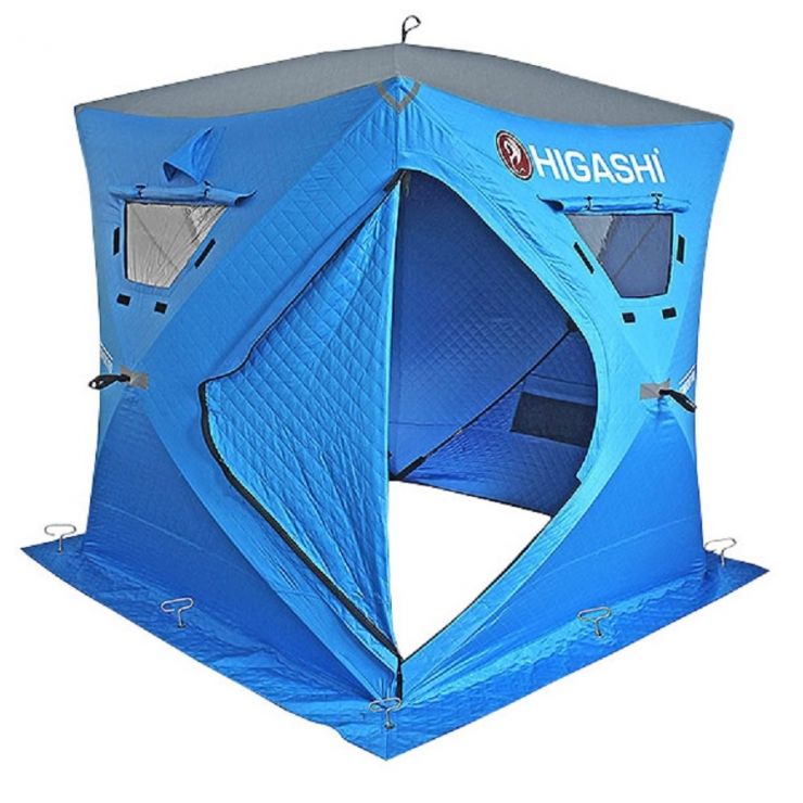 Палатка зима HIGASHI Comfort Pro 3 места / 3 слоя 180*180*205