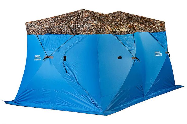 Накидка на потолок палатки HIGASHI Double Pyramid Roof rain cover (#SW Camo) Антидодждь