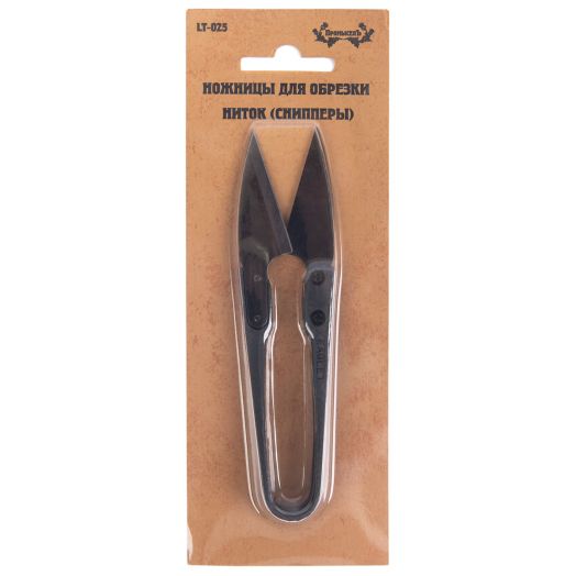Ножницы снипперы Промысел для обрезки ниток (кусачки) металлические в блистере 110 мм (LT-025)