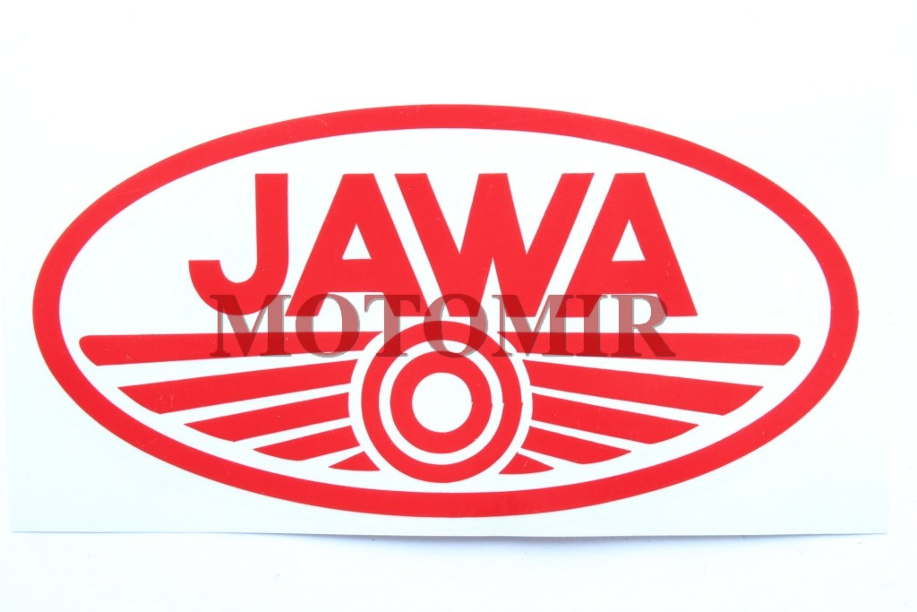 Наклейка эмблема "JAWA"