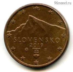Словакия 1 евроцент 2019