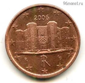 Италия 1 евроцент 2006