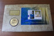 Австралия Набор "85 лет со дня рождения Королевы Елизаветы II" 2 марки + монета 1 доллар 2011 год UNC