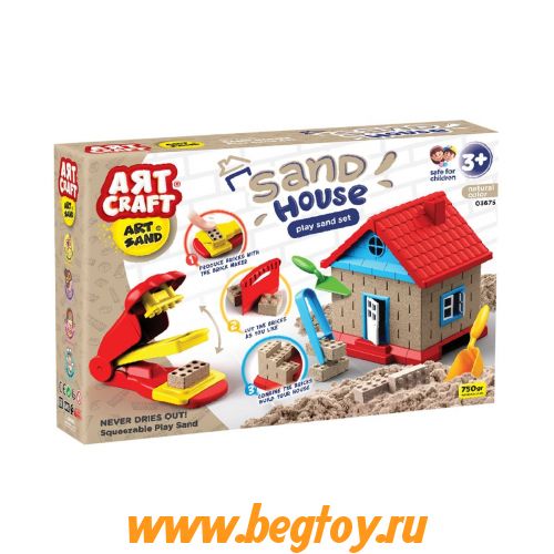 DEDE ART CRAFT набор с кинетическим песком 03675