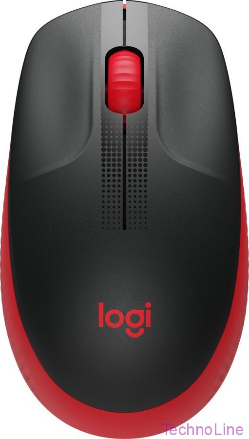 Мышь беспроводная Logitech M190 Black/Red (910-005915)